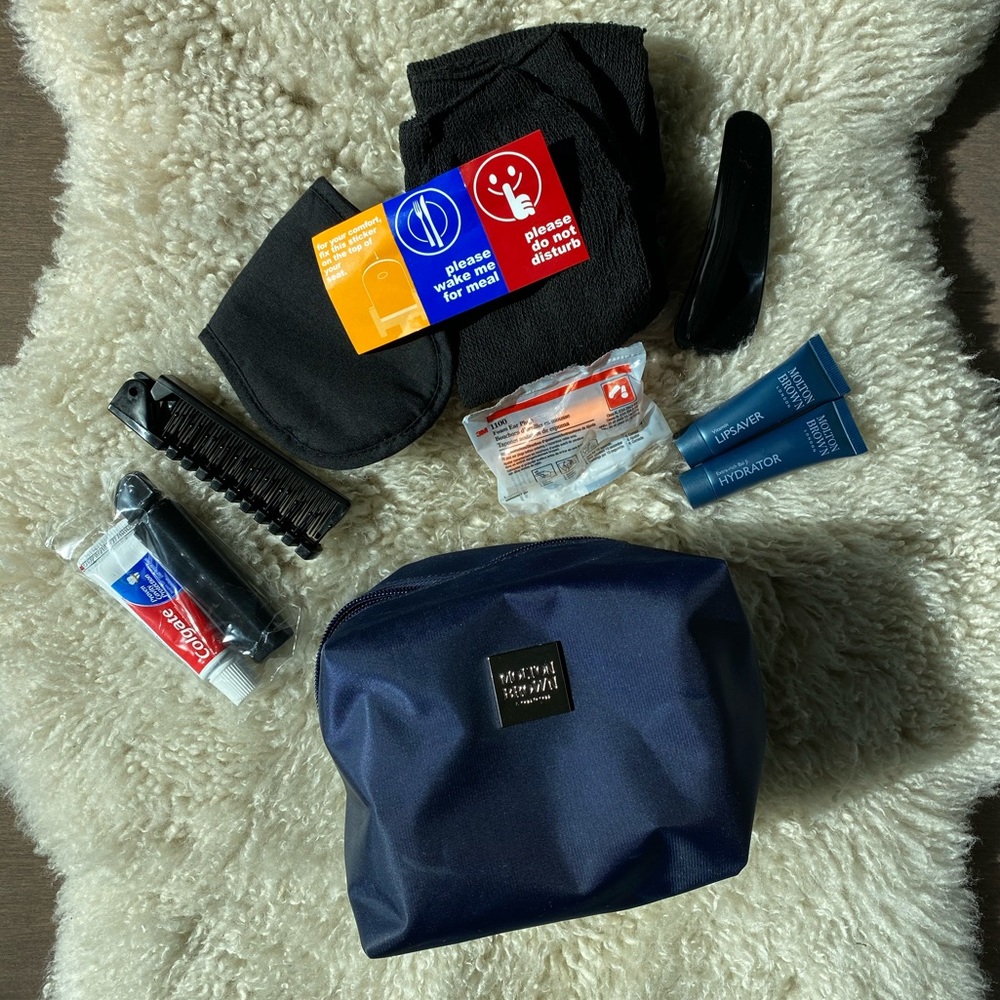 Molton Brown inflight travel bag